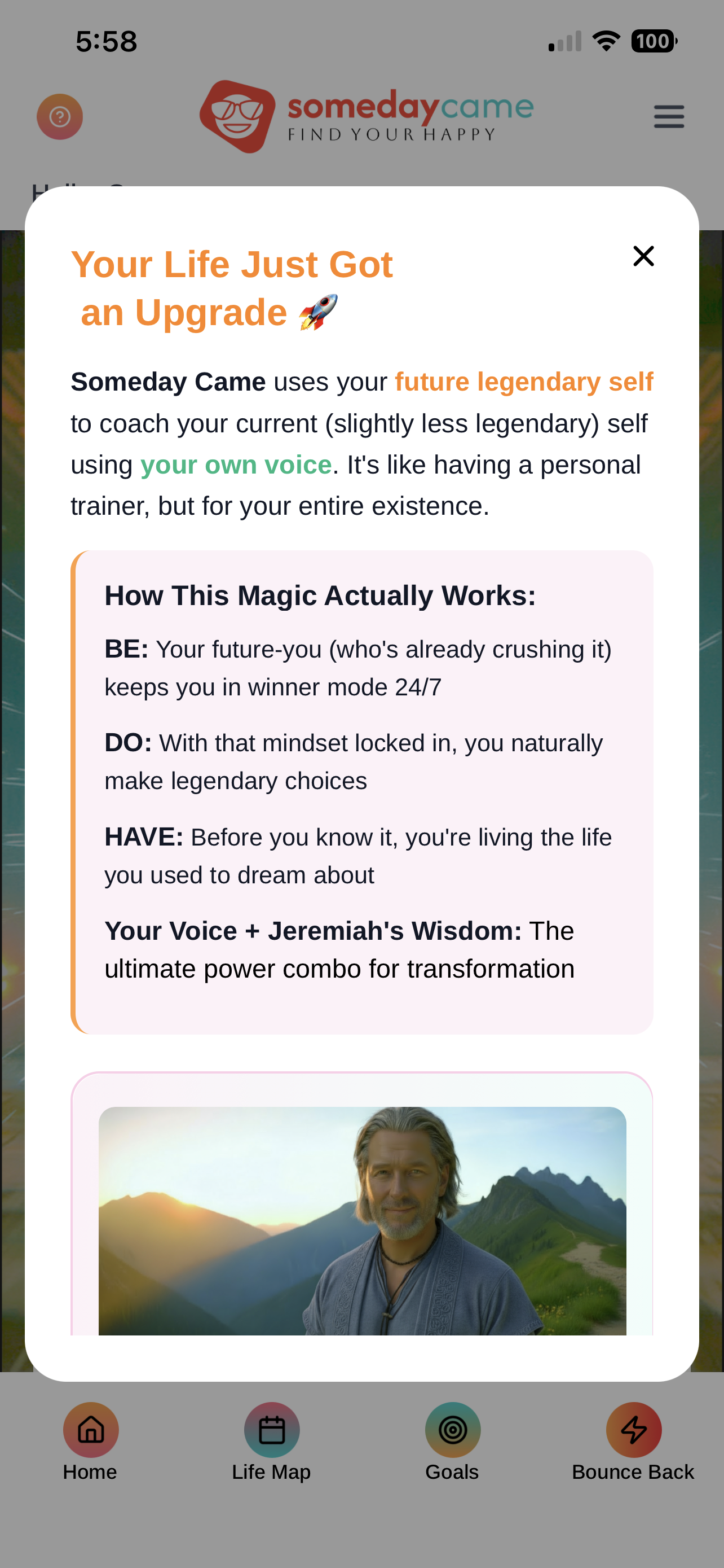 Someday Came Be Do Have framework screen